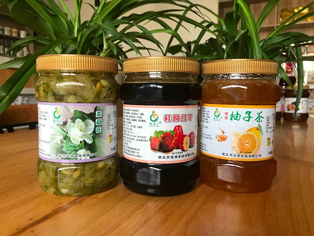 茉莉花花茶、桂圓紅棗花茶、柚子花茶